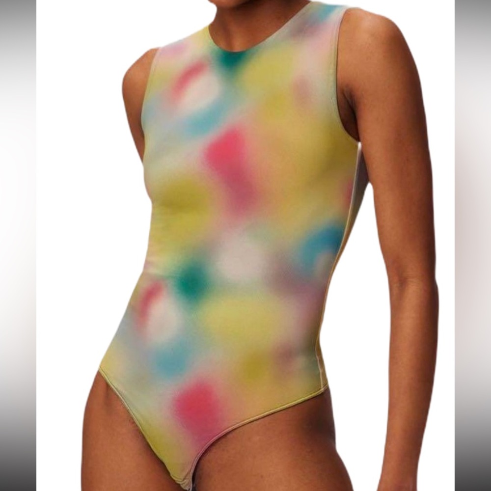 NEW Sleeveless Bodysuit: Silky Mesh
